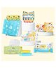 SuperBottoms Pack of 8 Newborn Essentials Kit | NewBorn Cloth Diaper & Langot Combo - Multicolor