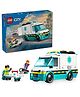 LEGO City Emergency Ambulance Toy Truck Building Set 184 Pieces - 60451