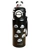 Little Surprise Box 3D Panda Stainless Steel Bottle Black - 550 ml
