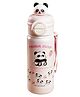 Little Surprise Box 3D Panda Strips Print Stainless Steel Bottle Strips Pink - 550ml