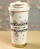 Little Surprise Box Floral Print Stainless Steel Insulated Detox Bottle with Infuser attachment Black - 550ml