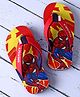 Pine Kids Marvel Slip On Flip Flops With Spider-Man Print - Red