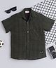 BAATCHEET Cotton Half Sleeves Checked Shirt - Green