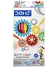 Doms Opti Grip Plastic Crayons 24 Shades with Eraser & Sharpener - Pack of 24