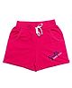 Femea Sinker Smile Text Printed Shimmered Shorts - Rani