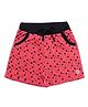 Femea Interlock Stars Printed Shorts - Rose
