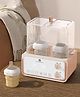 StarAndDaisy Sterilizer for Feeding Bottles / 6 in 1 Baby Bottle Warmer for Baby Food/ Baby Sterilizer / Warmer Machine with 24-Hour Smart Thermostat, Acutomatic Power off Protaction, Defrost Feature, Smart Touchscreen Display -Pink