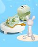 StarAndDaisy Adjustable Baby Thumb Sucking Hand Protector, Silicone Hand Sucking Stop, Baby Finger Protector Prevent Thumb Sucking for Infant Kids. (Assorted) (Pacifier Green + Rabbit Teething Toy)
