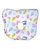 StarAndDaisy Memory Foam Baby Head Shaping Pillow for Preventing Flat Head Syndrome, 0+ Years, 26 cm X 21 cm X 4 cm (Bambi & Friends)  Multicolor (White Animal/Rain Prints)