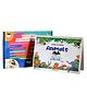 Animals Book, English, Pull And Stick Animals Velcro Activity Book|10 pages| |80+ Stickers| Preschool Busy Book|Birthday Return Gifts| Montessori Book| Age 1-5 Years - English