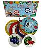 LITTLEFOLKS Pull N' Stick Fruits Flash Cards -Velcro Activity Book | Montessori Toy|Birthday Gifts for Kids Age 1-5 | Toddlers Busy Binder|Travel Friendly Toy