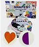 Littlefolks Pick N' Stick Shapes Velcro Activity Book with Reusable Velcro Stickers|10 Book Pages| Toddlers Busy Book|Birthday Gifts Girls/Boys Aged 1-5 |Interactive Learning Toy|Travel Friendly|