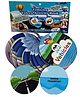 Littlefolks Pull N' Stick Vehicles Velcro Activity Book with Reusable Velcro Stickers|10 Book Pages| Toddlers Busy |Birthday Gift Aged 1-5 |Interactive Learning Toy|Travel Friendly|Play N learn