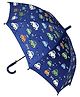 CHAATEWALA Cars Designed Colour Changing Magical Umbrella - Blue