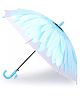 CHAATEWALA Sunflower Designed Transparent Umbrella - Multi Colour