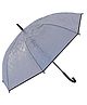 CHAATEWALA Transparent Leaves Digital Designed Umbrella - White