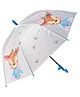 CHAATEWALA Reindeer Designed Translucent Umbrella - Multi Colour