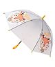 CHAATEWALA Reindeer Designed Translucent Umbrella - Multi Colour