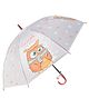CHAATEWALA Owl Designed Translucent Umbrella - Multi Colour