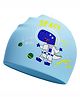 Little Surprise Box Astro Dio Hair Protection Silicone Swimming Cap - Blue