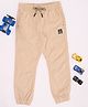 Pantaloons Junior Cotton Solid Joggers - Beige