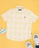 Pantaloons Junior Cotton Half Sleeves Checked Shirt - Light Yellow