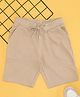 Pantaloons Junior Cotton Solid Shorts - Khaki