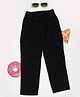 Pantaloons Junior Cotton Solid Pocket Detailed Jeans - Black