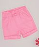 Pantaloons Baby Solid Shorts - Sachet Pink