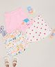 Pantaloons Baby Pack Of 3 Giraffe & Floral Printed Shorts - Multi Colour