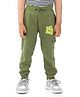SuperBottoms Premium Cotton See The Good Text Printed Stretchable & Adjustable Pajama - Olive Green