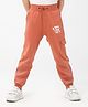 SuperBottoms Premium Cotton Yay I DId It Text Printed Stretchable & Adjustable Pajama - Brown