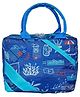 Echo Boomers Beach Printed Insulated Lunch Bag, Tiffin and Food Storage Bag - Blue