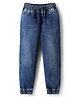 Pine Kids Denim Woven Full Length Washed Jeans - Blue