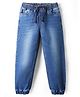 Pine Kids Denim Woven Full Length Washed Jeans - Blue