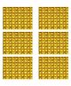 Birthday Popper Golden Backdrop Cube Foil Balloon Curtain (Set of 6)  Ideal Decoration for Marriage, Birthday, Haldi Function, Anniversary, Baby Shower, Graduation & Photo Booth Props