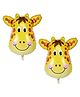 Birthday Popper Giraffe Foil Balloons (Set of 2)  Ideal for Farm Animal Theme Birthday Party and Various Celebrations