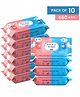 Silk Soft Multipurpose Wet Wipes 66 pulls (Pack of 10)