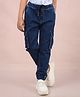 CRIMSOUNE CLUB Cotton Solid Joggers - Blue