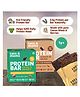 Tots & Moms Natural Protein Bars - Choco flavored Dates, Nuts & Cranberries, Pack of 2 | 3.5g Protein per Bar | Rich in Antioxidants & Fiber | Free from Refined Sugar & Preservatives | (25g X 6) 150g - Each