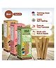 Tots and Moms Teething Sticks made with Jaggery for babies, 12Months+ | Ajwain & Jeera, Ragi & Sesame, Millet & Herbs | No Maida, No Sugar, No Preservatives | Nourishing Teething Treat | Pack of 3-150g each