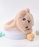 Babyhug Ear Muffs with Bear Design - Light Brown