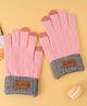 Pine Kids Solid Color Gloves - Pink