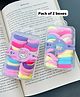 Radhya accessories Set Of 48 Solid Rubber Bands With Box - Multi Colour