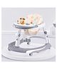 R for Rabbit Baby Walker With 3 Level Height Adjustment 4 Level Seat Adjustment & Recreational Toy Bar - Grey & White
