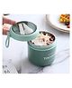New Pinch  Insulated Lunch Box 304 Stainless Steel Food Jar Thermal Flask Food Container 430 ml - Mint Green (color may vary)