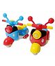 New Pinch Friction Powered Toy Vehicle scooter Set of 3 (Color May Vary)