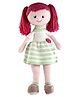 Bonfino Premium Miss Emily Handmade Crochet Doll for Girls & Boys | Soft Toy  for Kids | Cute Knitted Cotton Doll for Babies, Best Birthday Gift for Kids | Height 32 cm | Pink & Green