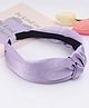 Pine Kids Free Size Hair Band with Knot Detailing - Lilac