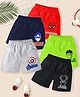 KUCHIPOO Pack Of 5 Marvel And Friends And Character Printed Shorts - Multi Colour